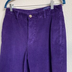 Vinyard Vines Mens Purple Corduroy Club Pants Preppy Old Money  sz 30x30